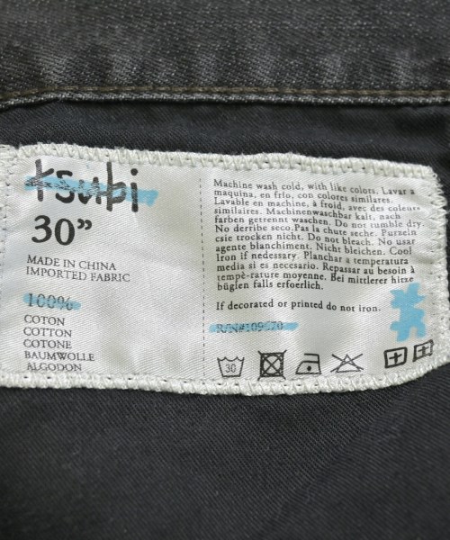 Ksubi（スビ）デニムパンツ 黒 サイズ:30(M位) メンズ/2200645861075