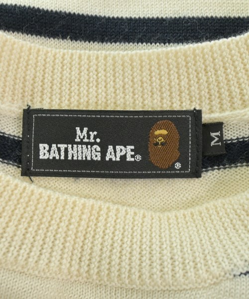 Mr.BATHING APE by UNITED ARROWS（ミスターベイシングエイプバイユナ）ニット・セーター 白 サイズ:M メンズ/2200618193028