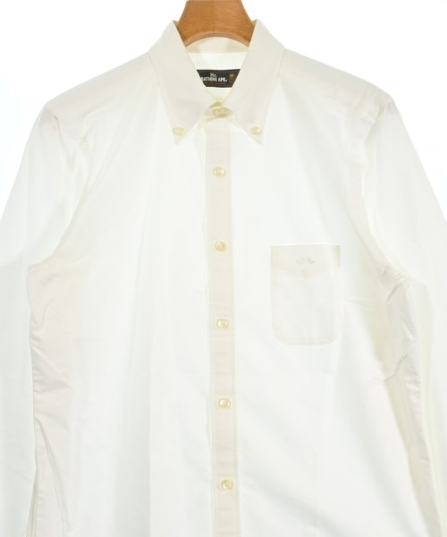 Mr.BATHING APE by UNITED ARROWS（ミスターベイシングエイプバイユナ）カジュアルシャツ 白 サイズ:42(XXL位) メンズ/2200701405045