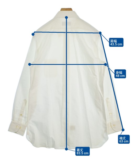 Mr.BATHING APE by UNITED ARROWS（ミスターベイシングエイプバイユナ）カジュアルシャツ 白 サイズ:42(XXL位) メンズ/2200701405045