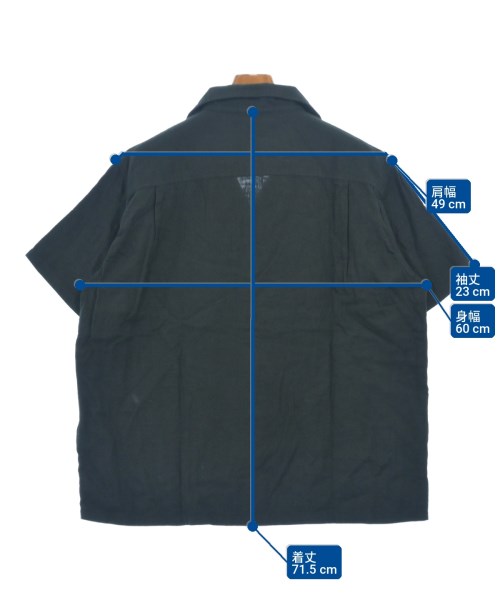 Mr.BATHING APE by UNITED ARROWS（ミスターベイシングエイプバイユナ）カジュアルシャツ 黒 サイズ:L メンズ/2200712030045