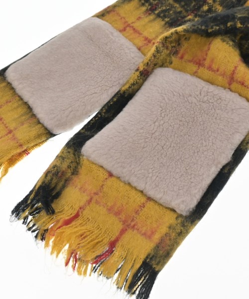 Fil D'araignee（フィルダレニエ）マフラー 黄 サイズ:- レディース/2200638852042