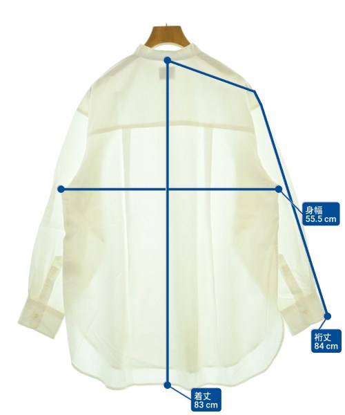 coen（コーエン）カジュアルシャツ 白 サイズ:L レディース/2200674625150