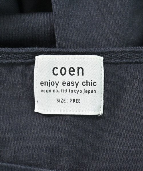 coen（コーエン）Tシャツ・カットソー 紺 サイズ:F レディース/2200688607128