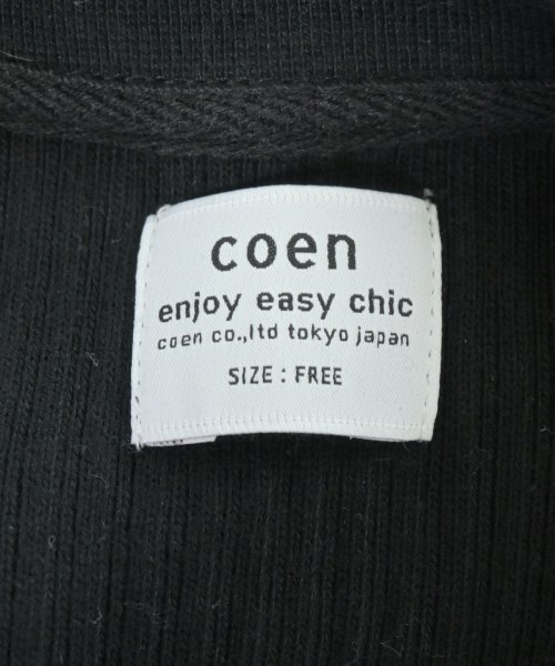 coen（コーエン）ワンピース 黒 サイズ:F レディース/2200697970077