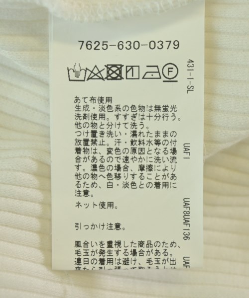 coen（コーエン）Tシャツ・カットソー 白 サイズ:M レディース/2200712351010