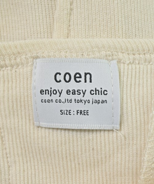 coen（コーエン）Tシャツ・カットソー ベージュ サイズ:F レディース/2200705963190