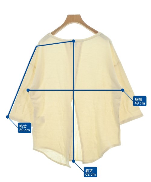 coen（コーエン）Tシャツ・カットソー ベージュ サイズ:F レディース/2200705963190