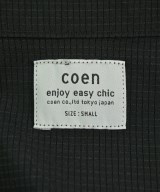 coen（コーエン）カジュアルシャツ 黒 サイズ:S メンズ/2200725577070