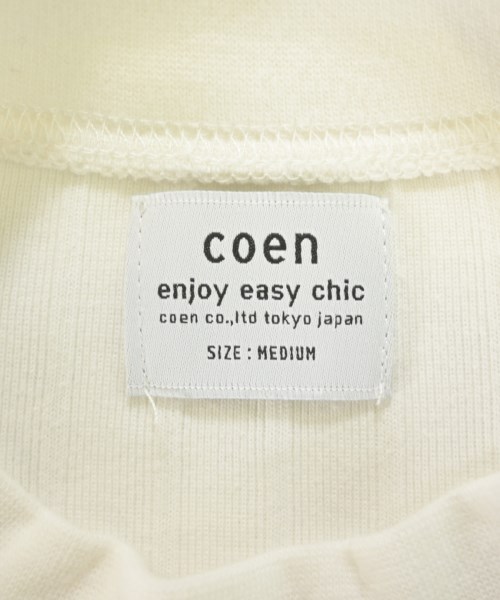 coen（コーエン）Tシャツ・カットソー 白 サイズ:M レディース/2200719720024