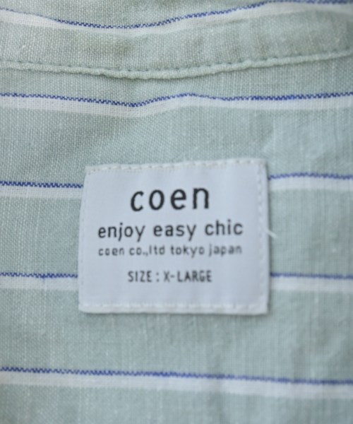 coen（コーエン）カジュアルシャツ 青 サイズ:XL メンズ/2200720641066