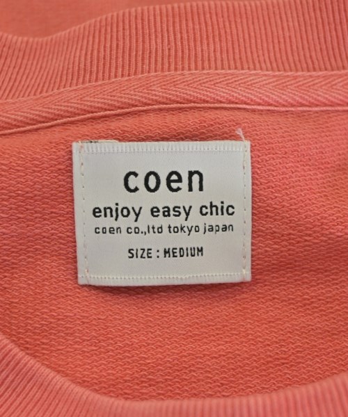 coen（コーエン）Tシャツ・カットソー ピンク サイズ:M メンズ/2200714256139