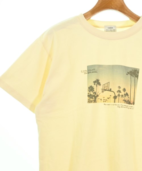 coen（コーエン）Tシャツ・カットソー 黄 サイズ:M レディース/2200681287020