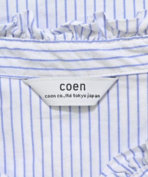 coen（コーエン）カジュアルシャツ 青 サイズ:L レディース/2200679769033