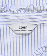 coen（コーエン）カジュアルシャツ 青 サイズ:L レディース/2200679769033