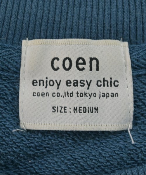 coen（コーエン）スウェット 青 サイズ:M メンズ/2200683987027