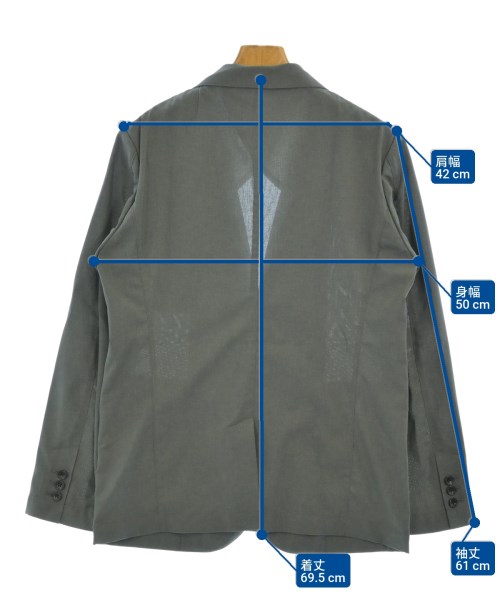 URBAN RESEARCH DOORS（アーバンリサーチドアーズ）テーラードジャケット グレー サイズ:38(M位) メンズ/2200638065121