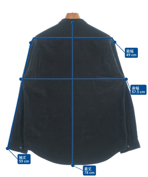 URBAN RESEARCH DOORS（アーバンリサーチドアーズ）カジュアルシャツ 黒 サイズ:L メンズ/2200641542039