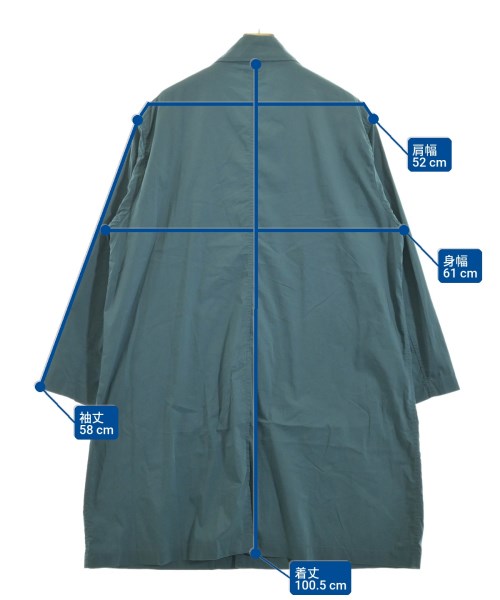 URBAN RESEARCH DOORS（アーバンリサーチドアーズ）ステンカラーコート 青 サイズ:40(M位) メンズ/2200642493057
