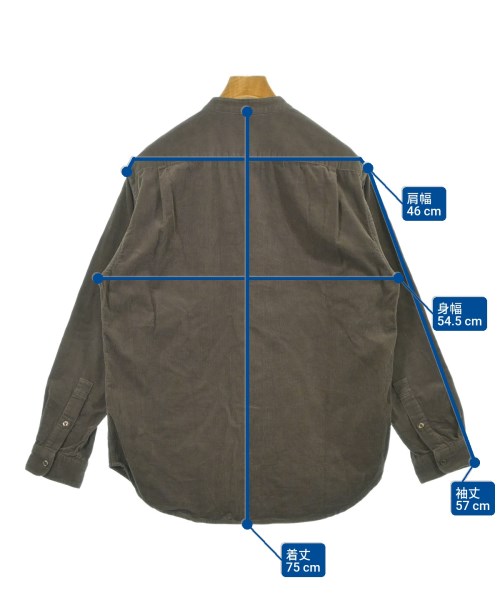 URBAN RESEARCH DOORS（アーバンリサーチドアーズ）カジュアルシャツ 茶 サイズ:L メンズ/2200634559051