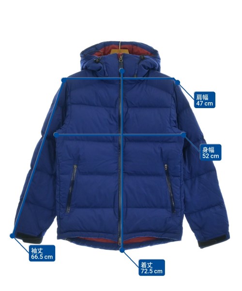 URBAN RESEARCH DOORS（アーバンリサーチドアーズ）ダウンジャケット/ダウンベスト 青 サイズ:38(M位) メンズ/2200628322012