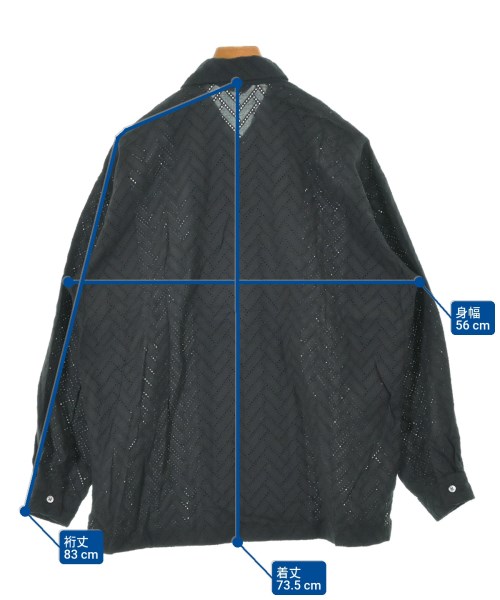 URBAN RESEARCH DOORS（アーバンリサーチドアーズ）カジュアルシャツ 黒 サイズ:M メンズ/2200621121025