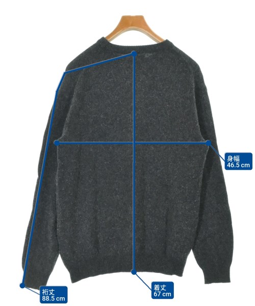 URBAN RESEARCH DOORS（アーバンリサーチドアーズ）ニット・セーター グレー サイズ:M メンズ/2200654423066