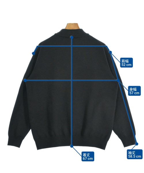 URBAN RESEARCH DOORS（アーバンリサーチドアーズ）ニット・セーター 黒 サイズ:M メンズ/2200661921067