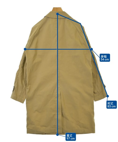 URBAN RESEARCH DOORS（アーバンリサーチドアーズ）ステンカラーコート ベージュ サイズ:38(S位) メンズ/2200661980026