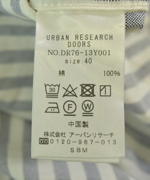 URBAN RESEARCH DOORS（アーバンリサーチドアーズ）カジュアルシャツ 白 サイズ:40(L位) メンズ/2200708476086