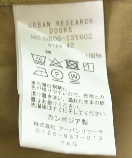 URBAN RESEARCH DOORS（アーバンリサーチドアーズ）カジュアルシャツ ベージュ サイズ:40(M位) メンズ/2200707970066