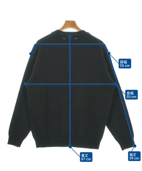 URBAN RESEARCH DOORS（アーバンリサーチドアーズ）ニット・セーター 黒 サイズ:M メンズ/2200662800170