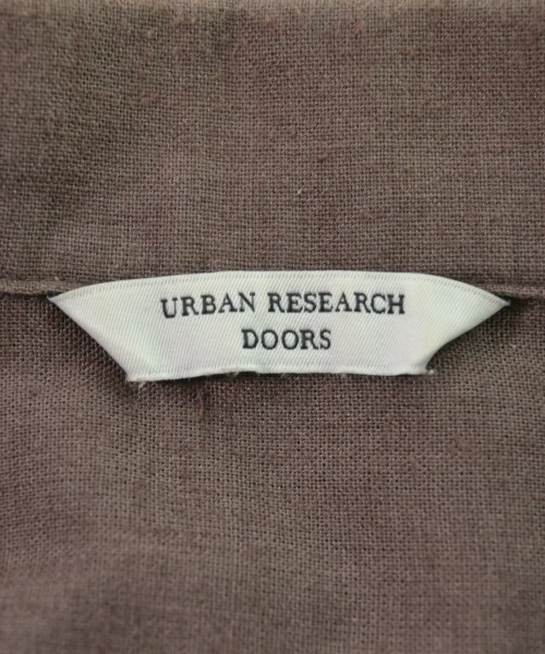 URBAN RESEARCH DOORS（アーバンリサーチドアーズ）カジュアルシャツ 茶 サイズ:M メンズ/2200679987055