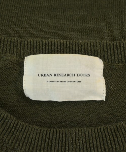 URBAN RESEARCH DOORS（アーバンリサーチドアーズ）ニット・セーター カーキ サイズ:38(M位) メンズ/2200693037071