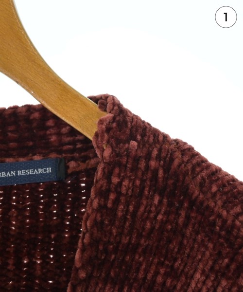 URBAN RESEARCH warehouse（アーバンリサーチウエアハウス）カーディガン 赤 サイズ:38(M位) メンズ/2200653939018