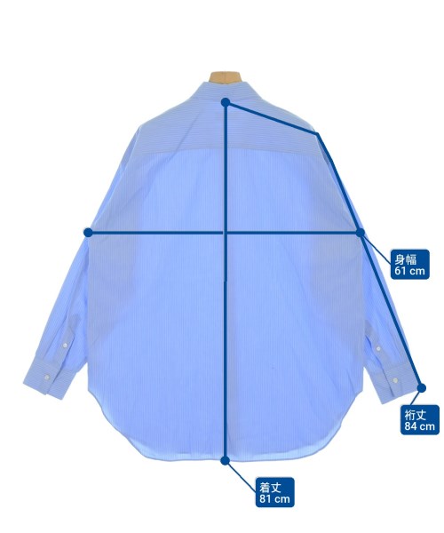 かぐれ（カグレ）カジュアルシャツ 青 サイズ:F レディース/2200619751104
