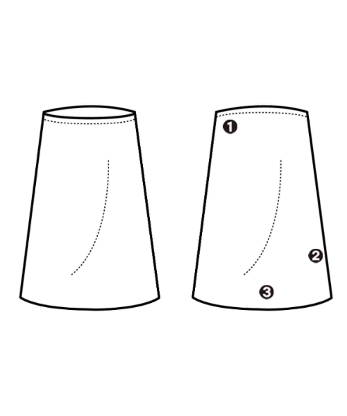 かぐれ（カグレ）ロング・マキシ丈スカート 白 サイズ:0(XS位) レディース/2200622145136