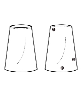 かぐれ（カグレ）ロング・マキシ丈スカート 白 サイズ:0(XS位) レディース/2200622145136