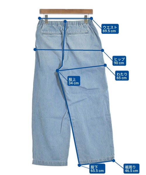 かぐれ（カグレ）デニムパンツ 青 サイズ:F レディース/2200635485038
