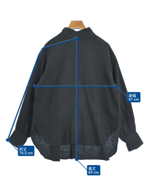 かぐれ（カグレ）カジュアルシャツ 黒 サイズ:F レディース/2200673459077