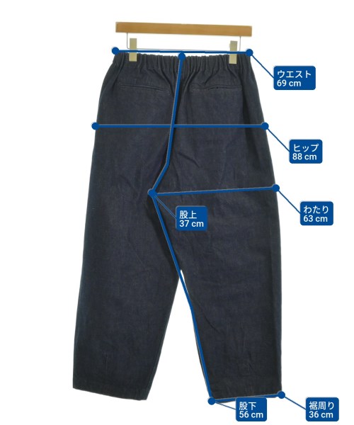 かぐれ（カグレ）デニムパンツ 紺 サイズ:F レディース/2200641624056