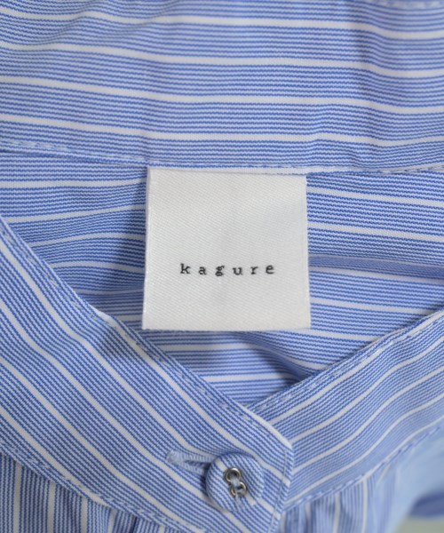 かぐれ（カグレ）シャツワンピース 青 サイズ:F レディース/2200658007033