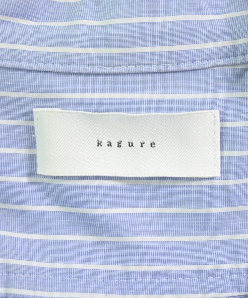 かぐれ（カグレ）シャツワンピース 青 サイズ:F レディース/2200669902020