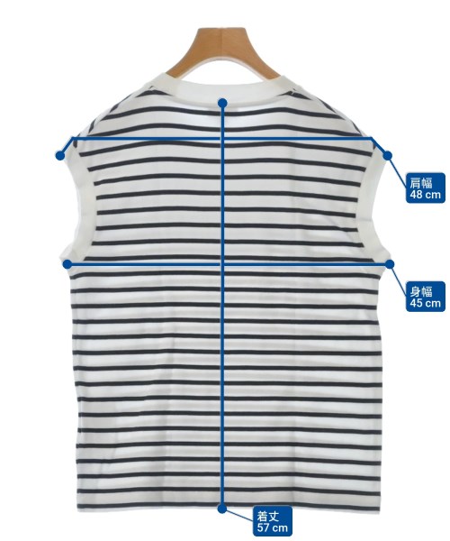 SUNSPEL（サンスペル）ノースリーブ 白 サイズ:2(M位) レディース/2200634894084