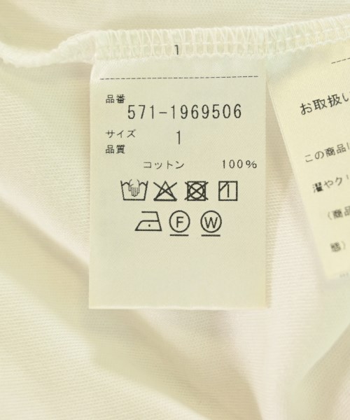 SUNSPEL（サンスペル）Tシャツ・カットソー 白 サイズ:1(S位) レディース/2200695510053