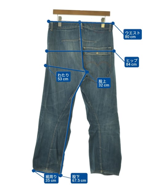 Levi's RED（リーバイスレッド）デニムパンツ 青 サイズ:32(L位) メンズ/2200708440056