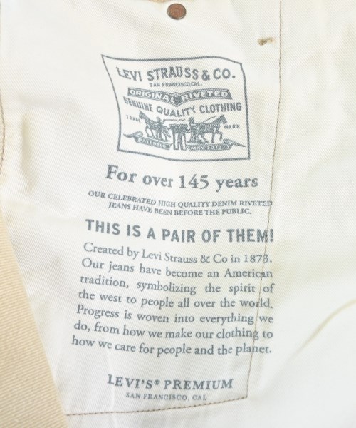 Levi's RED（リーバイスレッド）デニムパンツ ベージュ サイズ:34(XL位) メンズ/2200683832204