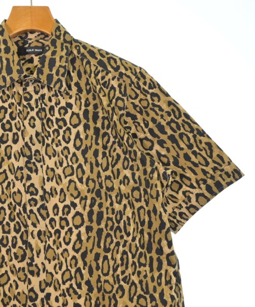 PUBLIC IMAGE（ブリックイメージ）カジュアルシャツ ベージュ サイズ:1(S位) メンズ/2200627164071