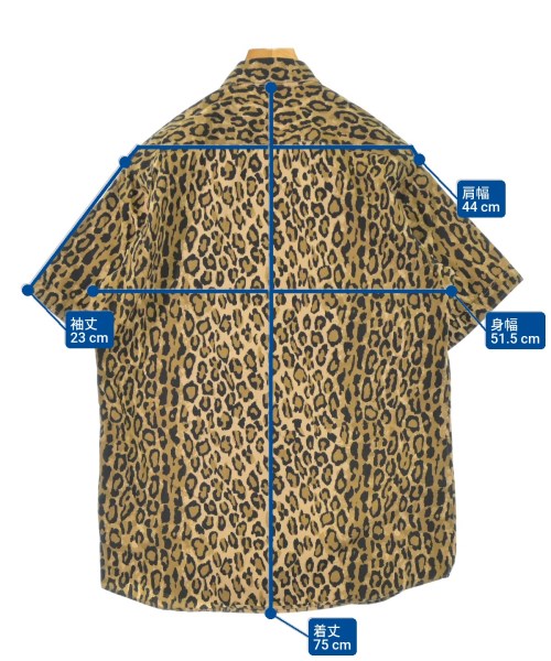 PUBLIC IMAGE（ブリックイメージ）カジュアルシャツ ベージュ サイズ:1(S位) メンズ/2200627164071