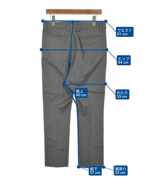 PUBLIC IMAGE（ブリックイメージ）スラックス グレー サイズ:1(S位) メンズ/2200627164088